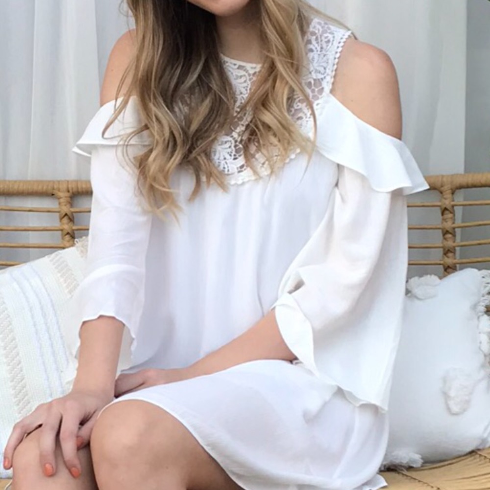 BCBG White Dress